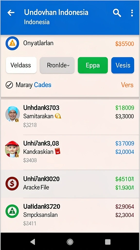 Tampilan antarmuka yang menarik dan user-friendly.