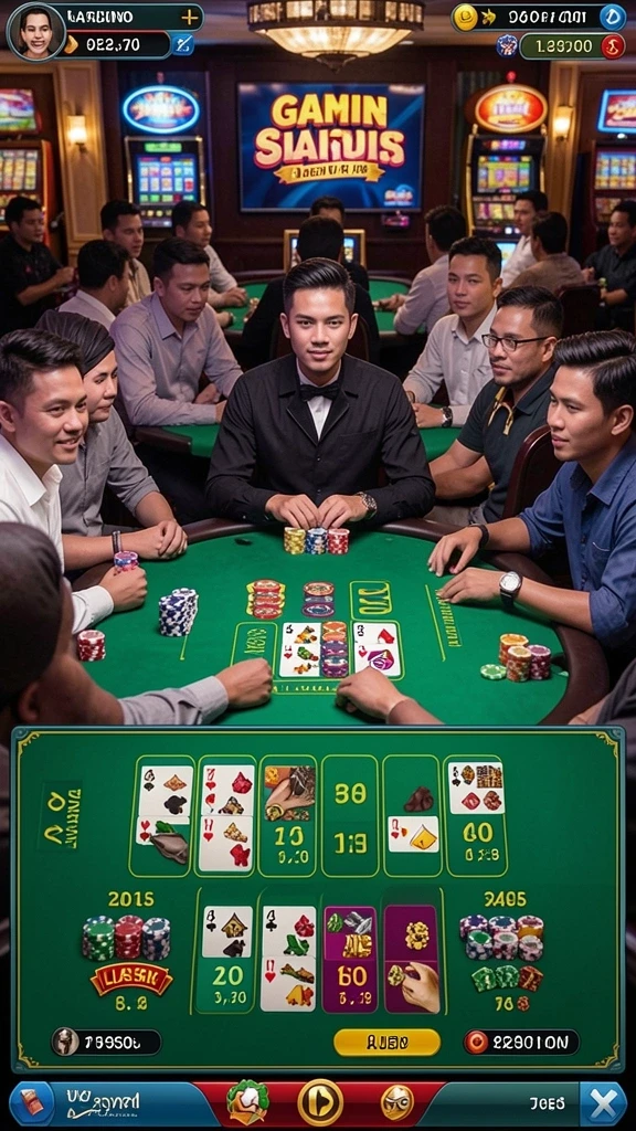 Tangkapan layar menampilkan grafis menawan dari AT777.