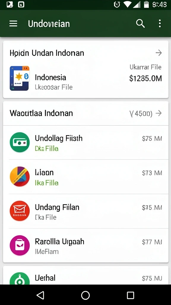 Tampilan interface yang mudah digunakan dan intuitif.