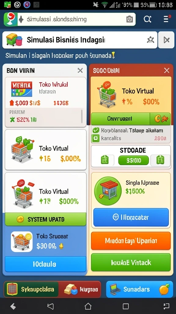 Tampilan antarmuka yang intuitif dan menarik.