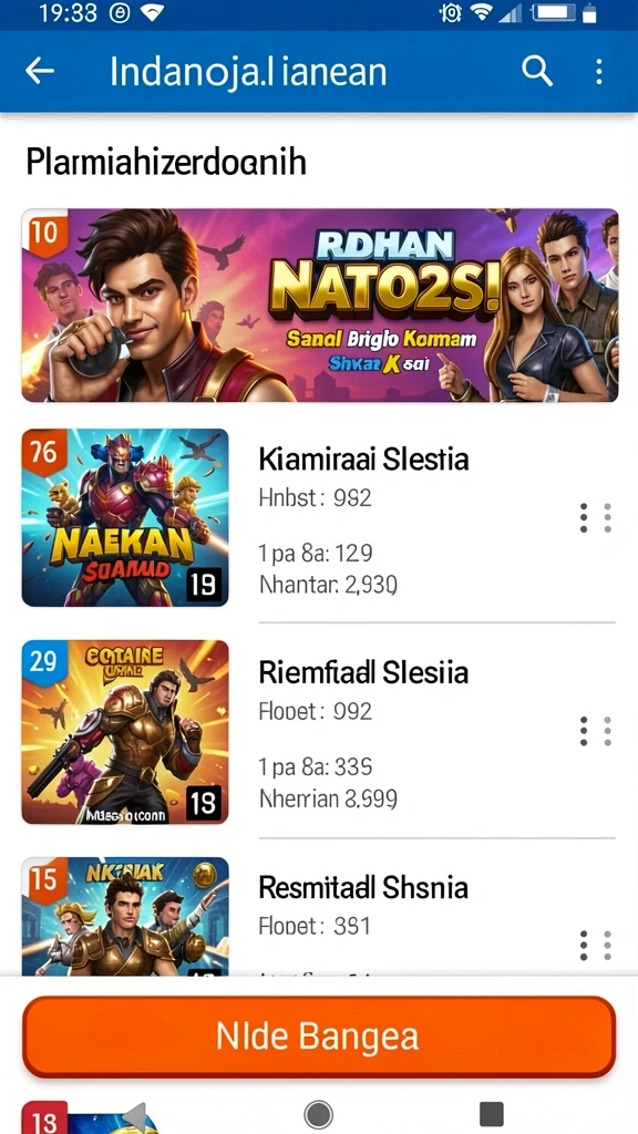 Tampilan antarmuka yang intuitif dan menarik.