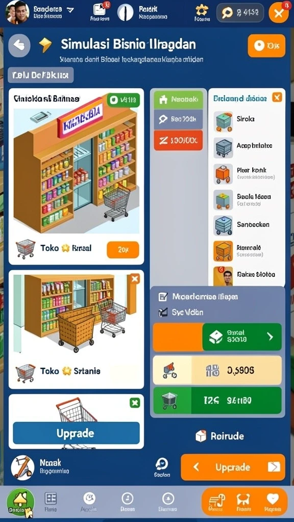 Fitur mode permainan yang variatif untuk semua pemain.