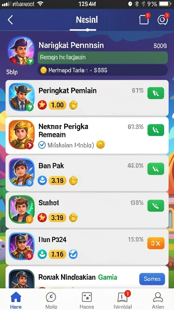 Tampilan karakter utama dalam petualangan.