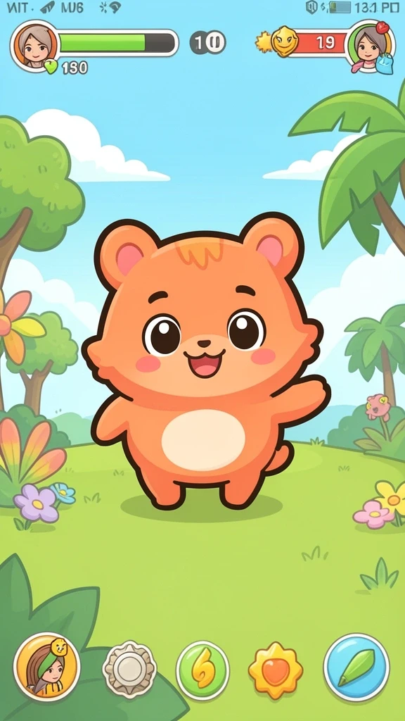Screenshot yang menunjukkan grafis yang memukau dari game.