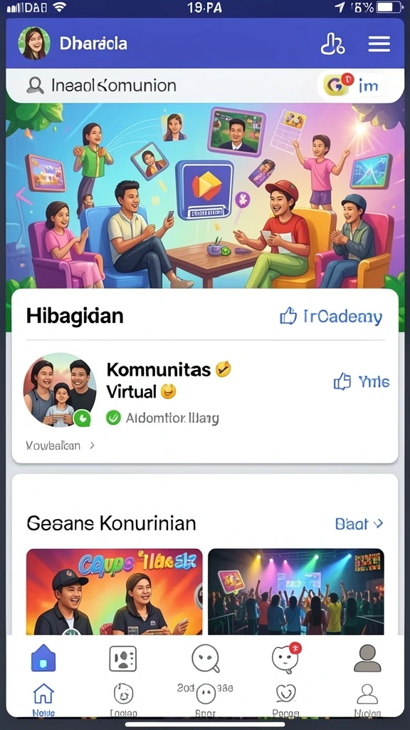 Antarmuka permainan yang mudah dipahami.