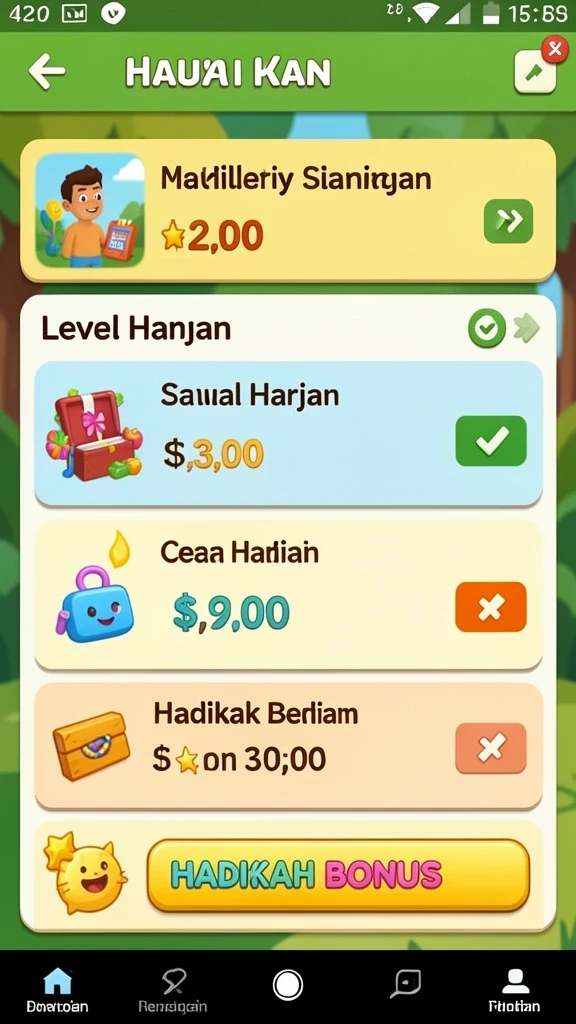 Pengguna dapat saling bertukar pesan di fitur sosial.