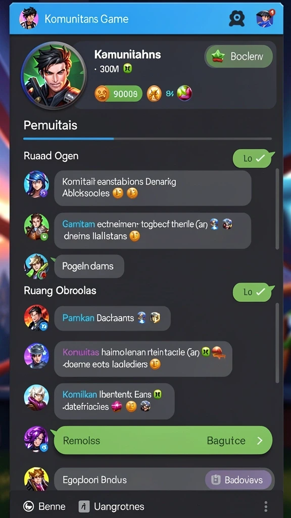 Keseruan bermain dengan teman-teman secara online.