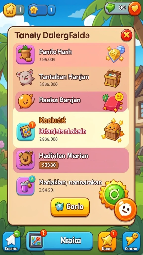 Tampilan antarmuka yang ramah pengguna.
