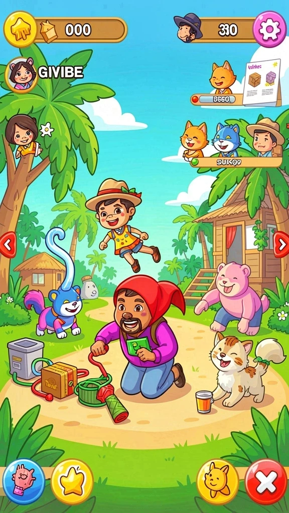 Fitur tantangan harian yang memicu semangat bermain.