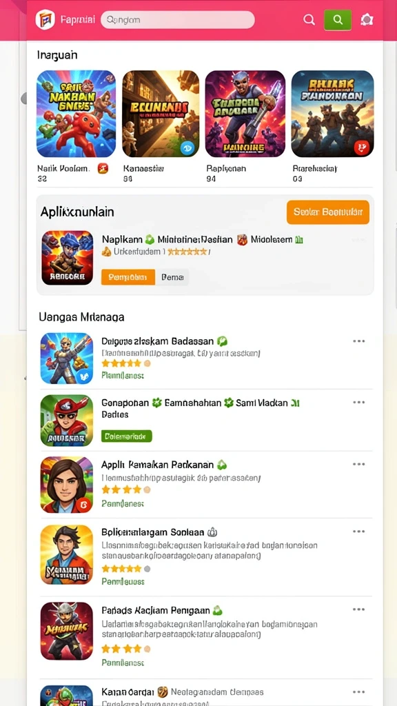 Tampilan permainan slot yang menarik dan penuh warna.