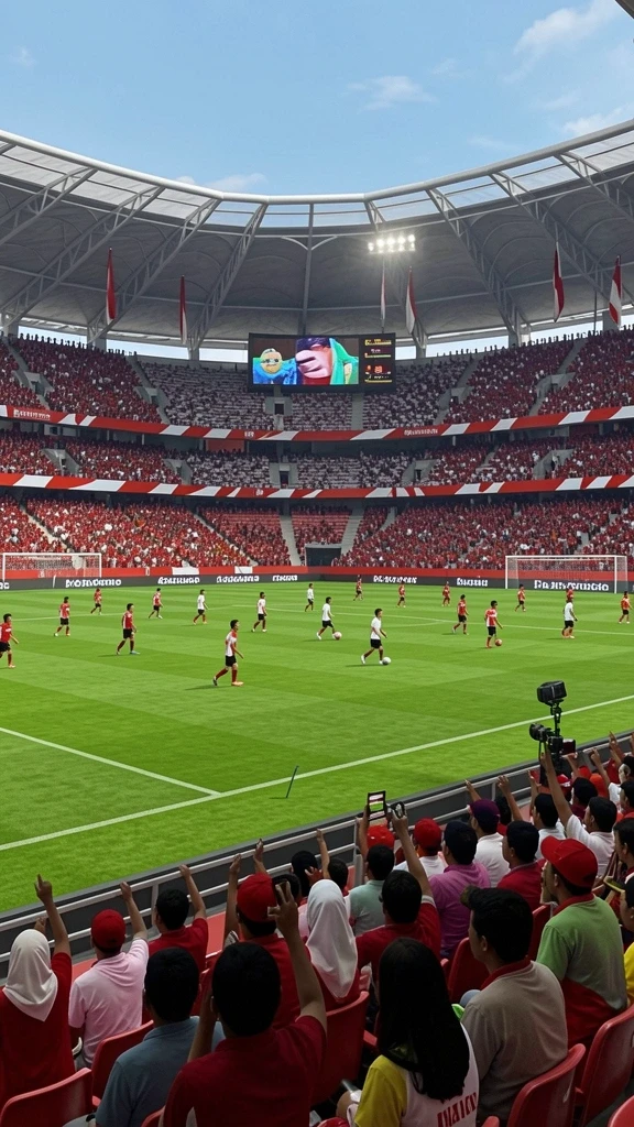 Tangkapan layar menunjukkan mode mult-player yang seru dengan teman-teman.