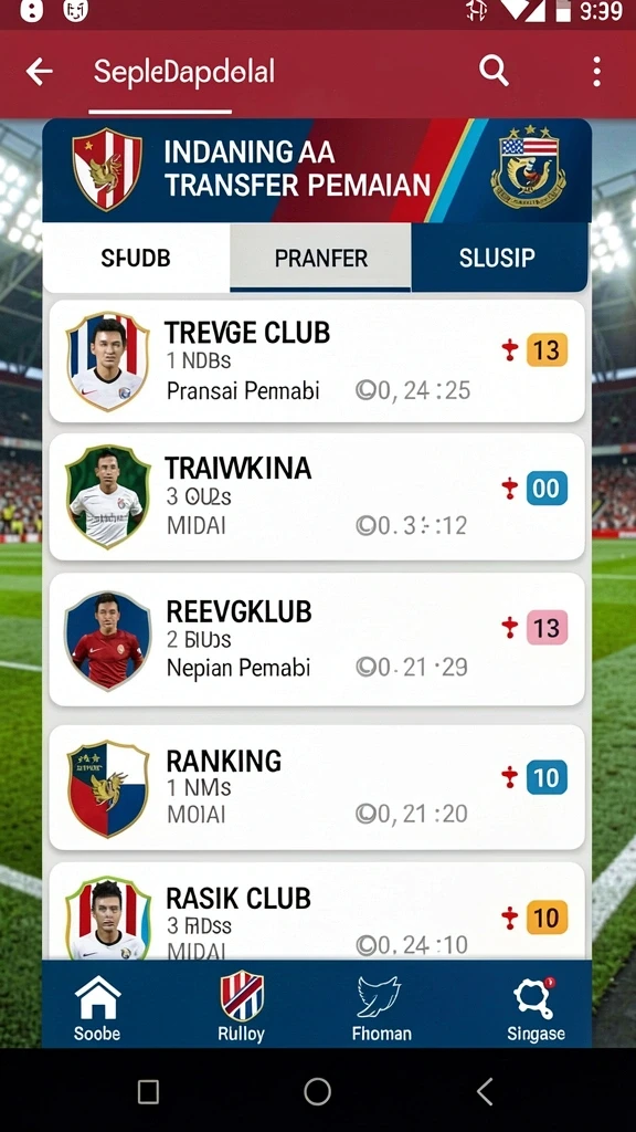 Menu pilihan permainan yang beragam dan mudah diakses.