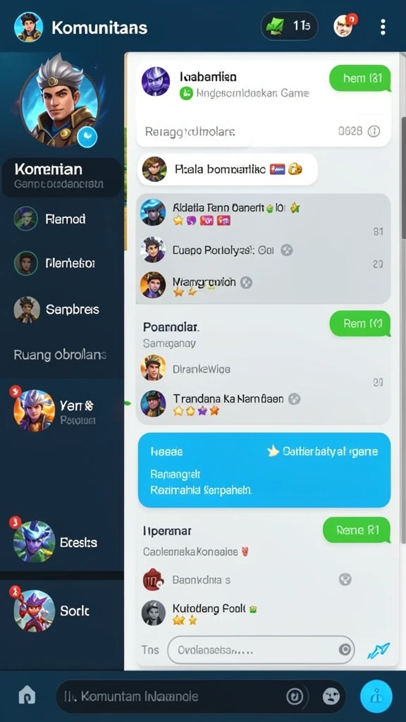 Grafis berwarna-warni yang memikat.