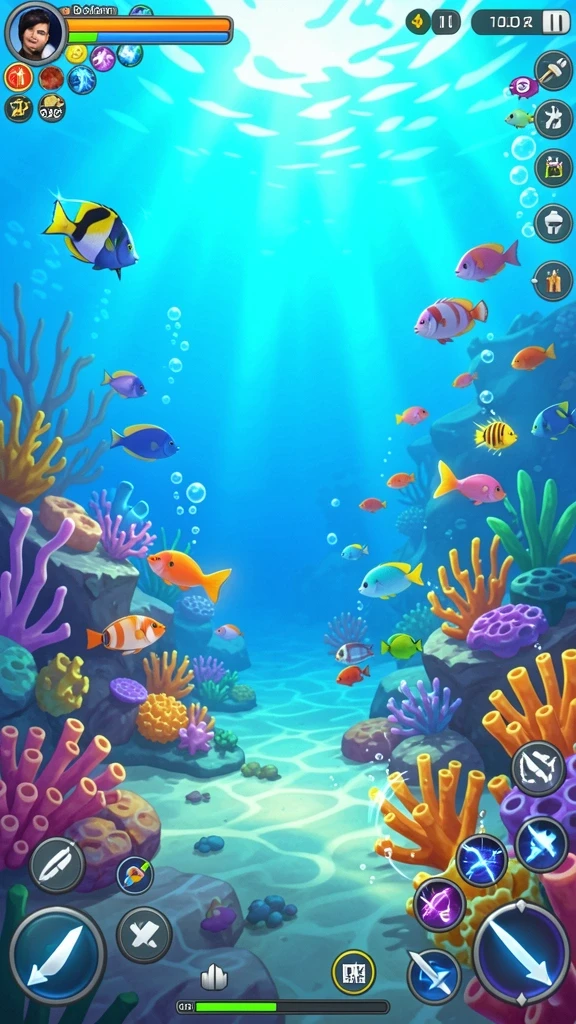 Screenshot menunjukkan tampilan antarmuka game yang menarik.