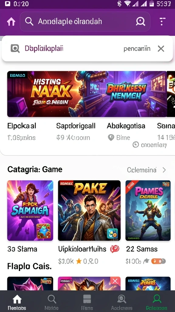 Grafis memukau dengan desain yang keren.
