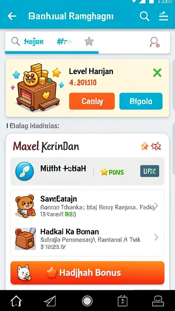 Tampilan awal yang menarik dan menggugah selera.