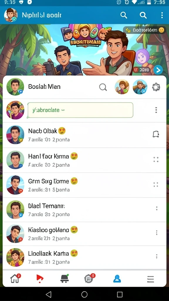 Karakter dengan kemampuan unik yang bisa dipilih.