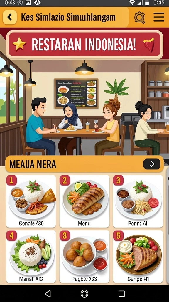 Tampilan antarmuka yang menarik dan mudah digunakan.