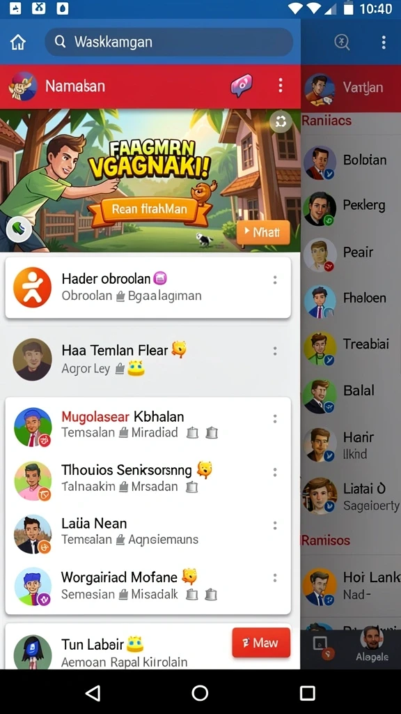 Screenshot dari tampilan utama TOGELUP yang user-friendly.