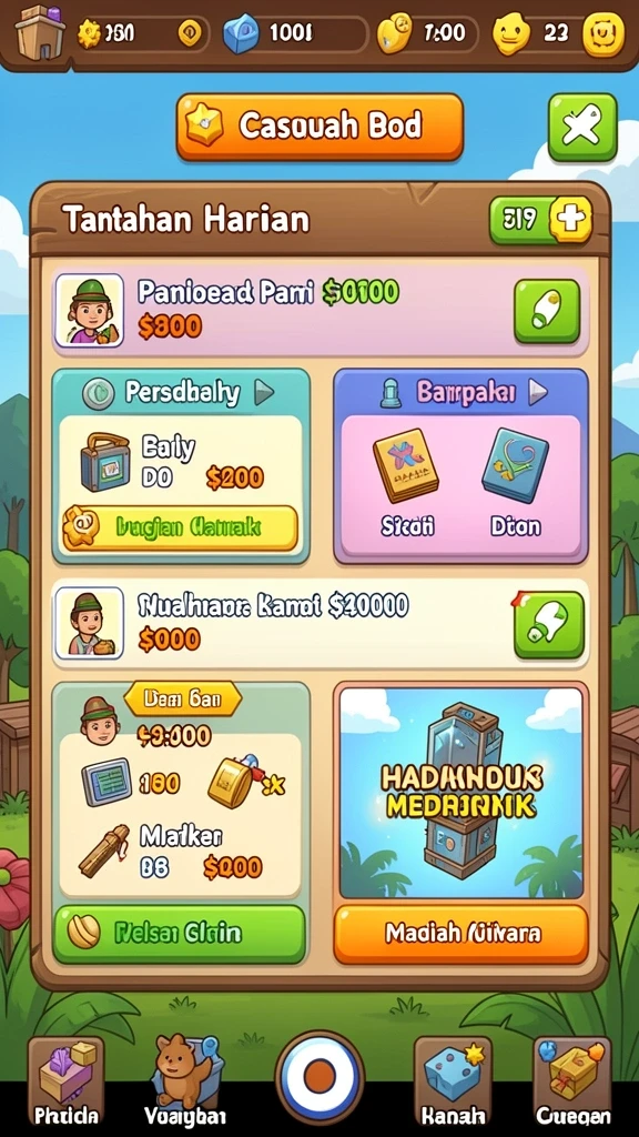 Beragam permainan slot dengan tema yang menarik.